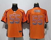 Women Nike Broncos 55 Bradley Chubb Orange Drift Fashion Jersey